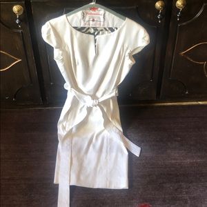 White linen dress by Milly